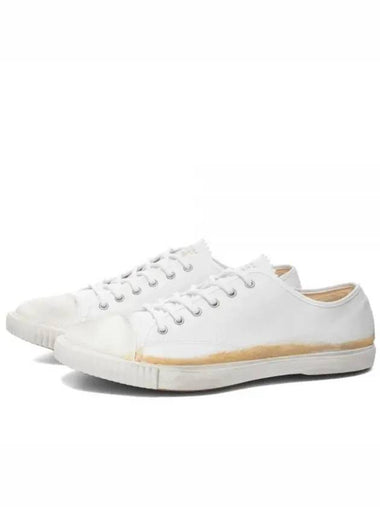 Men s Canvas Low Top Sneakers White S57WS0420 P3378 - MAISON MARGIELA - BALAAN 1