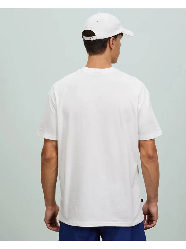 Men s Athletics Short Sleeve T Shirt 50 5 SS Tee White - STUSSY - BALAAN 5