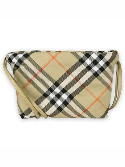 Kids Check Pouch Bag Sand - BURBERRY - BALAAN 2