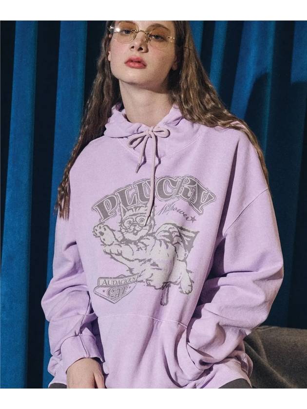 Plucky Cat Pigment Hoodie Lavender - CPGN STUDIO - BALAAN 4