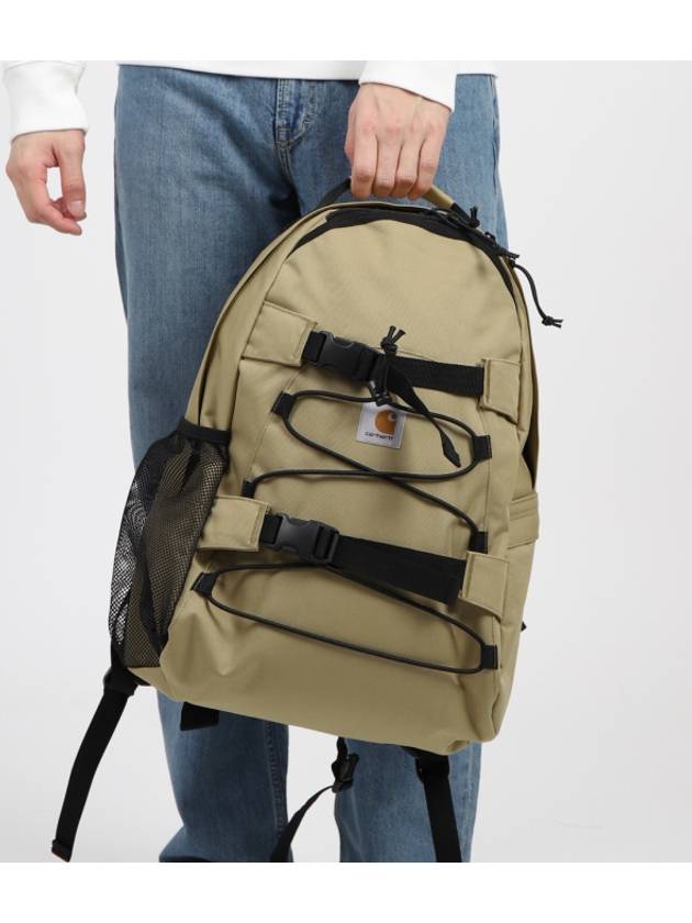 Kickflip Recycled Polyester Canvas Backpack Beige - CARHARTT WIP - BALAAN 2