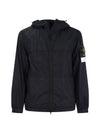 Garment Dyed Crinkle Reps R-Nylon Jacket Navy - STONE ISLAND - BALAAN 1