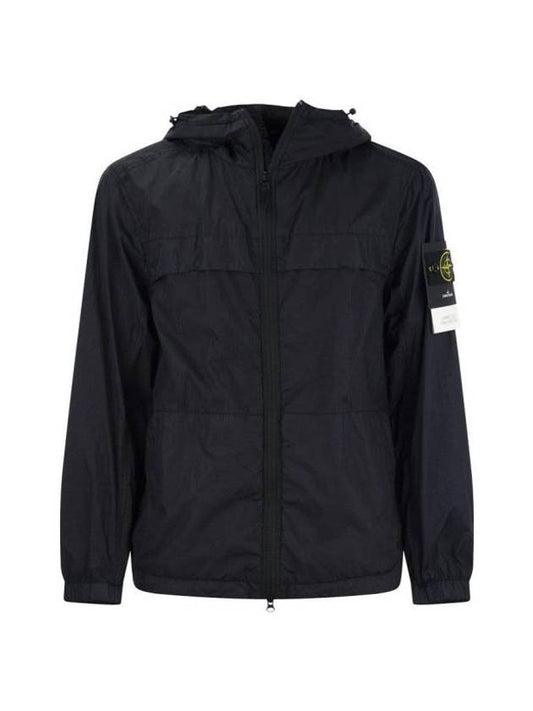 Garment Dyed Crinkle Reps R-Nylon Jacket Navy - STONE ISLAND - BALAAN 1