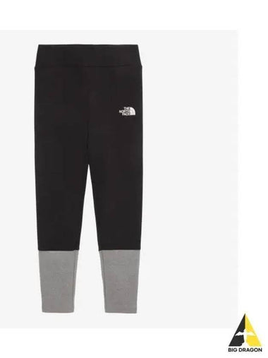 The North Face KIDS Girls Cozy Leggings NF6KQ61T BLK - THE NORTH FACE - BALAAN 1