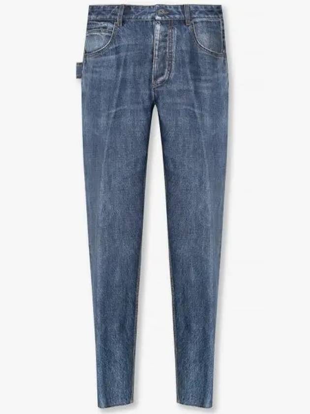 Straight Denim Jeans Blue - BOTTEGA VENETA - BALAAN 2