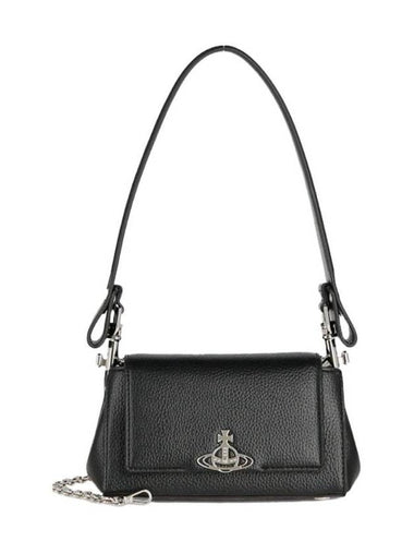 Hazel small shoulder bag black 4304006R S000D N403 - VIVIENNE WESTWOOD - BALAAN 1