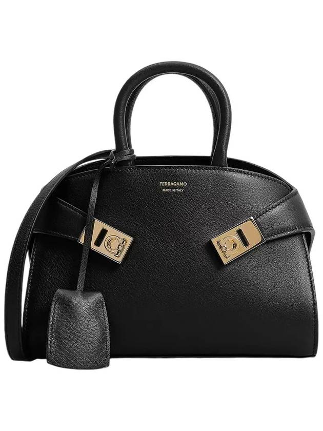 Hug Mini Bag Black - SALVATORE FERRAGAMO - BALAAN 6