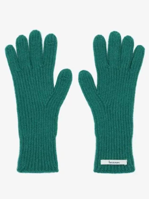 FINGER HOLE GLOVES GREEN - BENSIMON - BALAAN 1