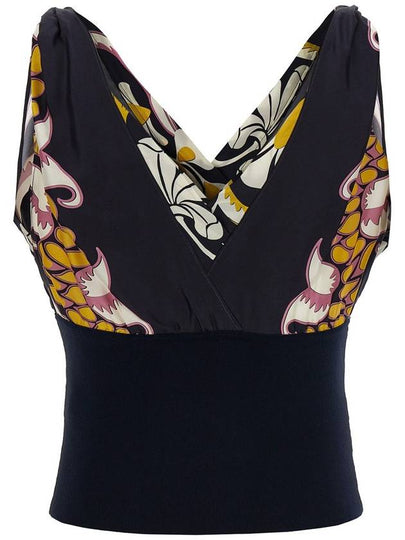 Tory Burch Printed Silk Top - TORY BURCH - BALAAN 2