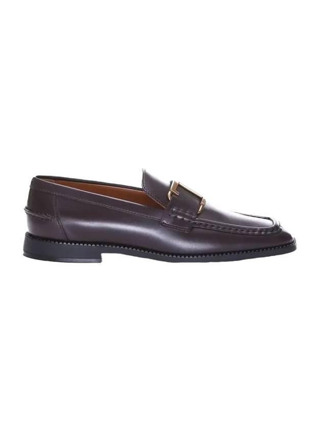 Women's Timeless Gold Loafers Brown - TOD'S - BALAAN 1