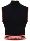 High neck sleeveless crop BK - PASSARDI - BALAAN 3