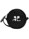 Reedition Sac Petit Cercle Cross Bag Black - COURREGES - BALAAN 3