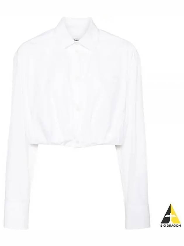 logo embroidery crop blouse 3741MDE05X 247600 01 - MSGM - BALAAN 2