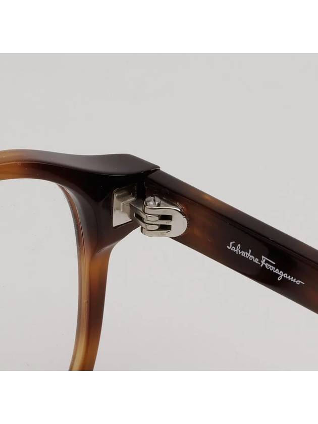 Ferragamo glasses frame SF2878 214 square horn rim Havana - SALVATORE FERRAGAMO - BALAAN 6