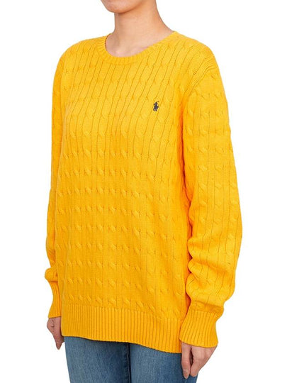 Kids cable knit 323702674069 GOLD Adult wearable - POLO RALPH LAUREN - BALAAN 2