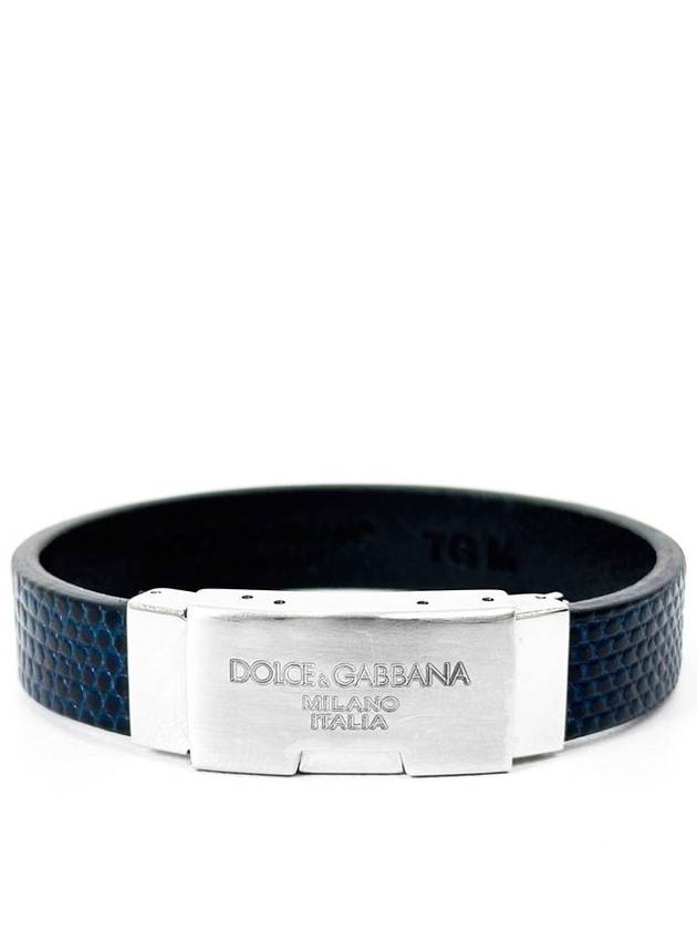 OS DG Men s Calfskin Plate Bracelet - DOLCE&GABBANA - BALAAN 2