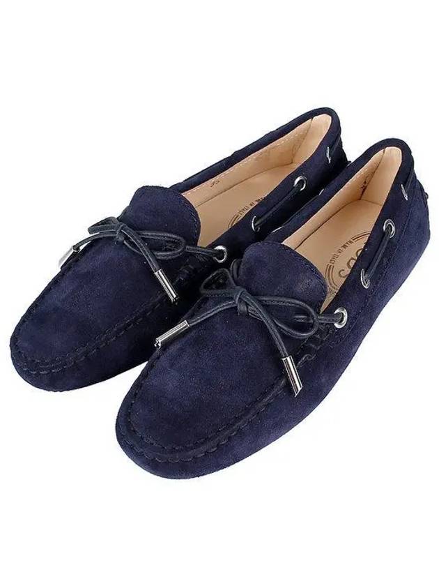 Gommino Suede Driving Shoes Blue - TOD'S - BALAAN 2