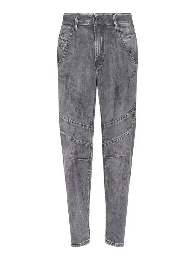 Women s Washed Baggy Fit Denim Pants FAYZA NE Black - DIESEL - BALAAN 1