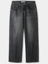 DPT 003 Damaged washed denim pants black - INDUST - BALAAN 4