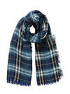 Canyan Check Square Muffler Blue - BURBERRY - BALAAN 1