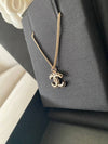 CC logo necklace darling ribbons champagne gold ABE163 - CHANEL - BALAAN 3