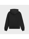 Cotton Logo Fleece Hooded Sweatshirt Black 2Y958670Q CAD8 - CELINE - BALAAN 2