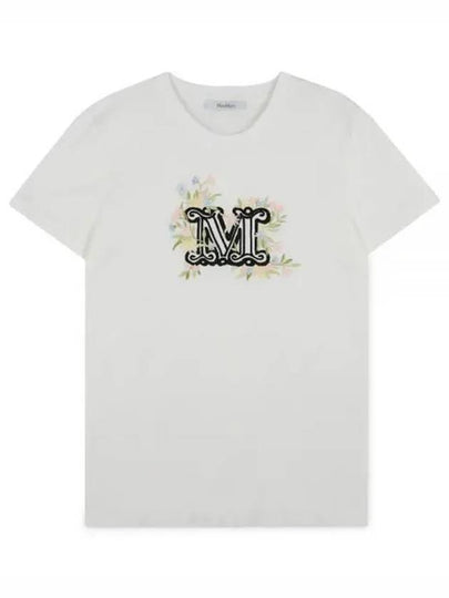 Women's Sacha Short Sleeve T-Shirt White - MAX MARA - BALAAN 2