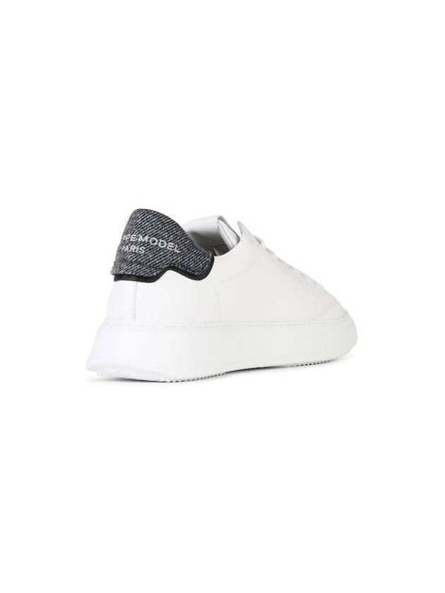 Philippe Model 'Temple' White Leather Sneakers - PHILIPPE MODEL - BALAAN 3