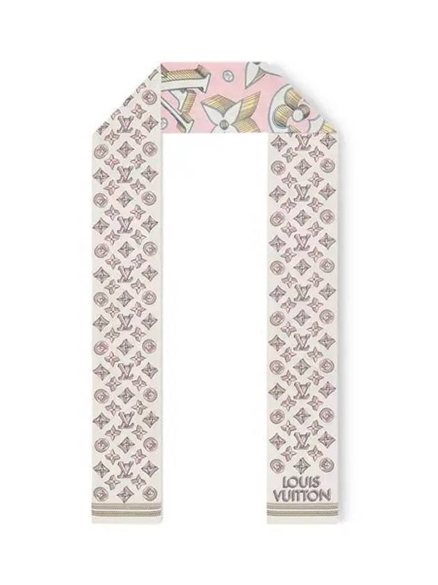 Ultimate 3D Monogram Scarf Rose - LOUIS VUITTON - BALAAN 3