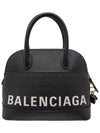 Women s 518873 Black Leather Bill Top Tote Bag Strap - BALENCIAGA - BALAAN 3