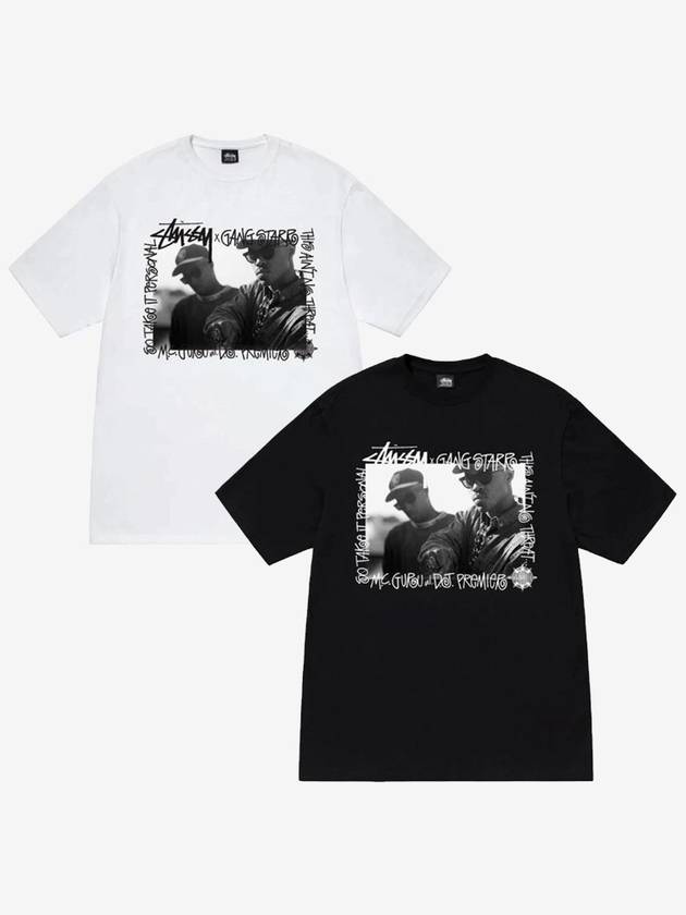 gang star t shirt white men - STUSSY - BALAAN 3