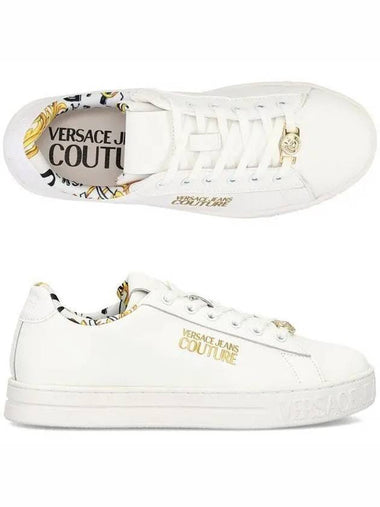 Jean Couture 76VA3SKL ZPA48 003 Court 88 Women's Low Top Sneakers 992188 - VERSACE - BALAAN 1