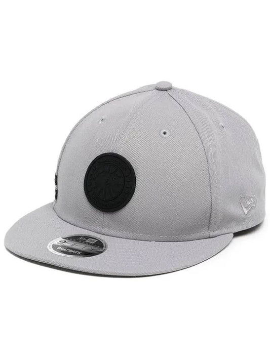 Logo Patch Arctic Disc Snapback Grey - CANADA GOOSE - BALAAN.