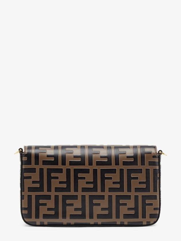 Women’s FF Monogram Shoulder Bag Brown - FENDI - BALAAN 3