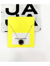 The Medallion Pendant Necklace Silver - MARC JACOBS - BALAAN.