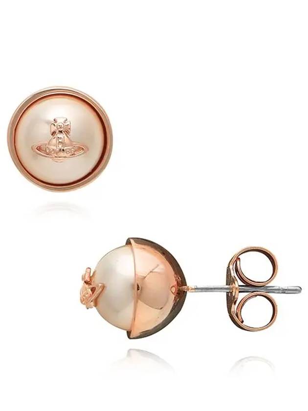 Olga Pearl Small Earrings Pink Gold - VIVIENNE WESTWOOD - BALAAN 4