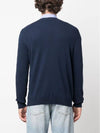 Embroidered Logo Knit Top Navy - A.P.C. - BALAAN 5