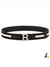 Men's B Buckle Double-Sided Leather Belt - BALLY - BALAAN 2