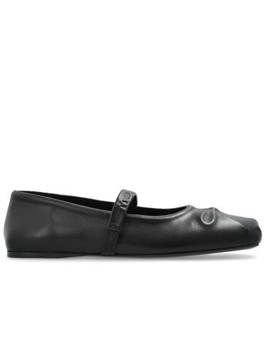 Marni Leather Ballet Flats, Women's, Black - MARNI - BALAAN 1