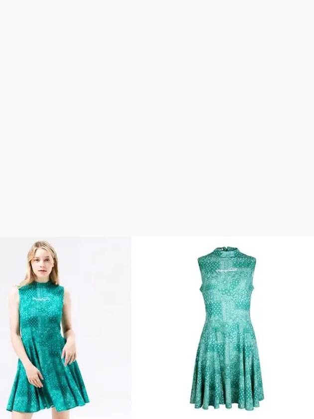 Golf Paisley Dress Green - HENRY STUART - BALAAN 2