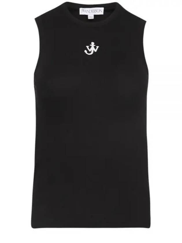 Anchor Embroidery Sleeveless Black - JW ANDERSON - BALAAN 2