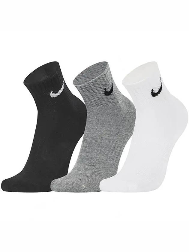 Everyday Cushioned Ankle Socks 3 Pack - NIKE - BALAAN 1