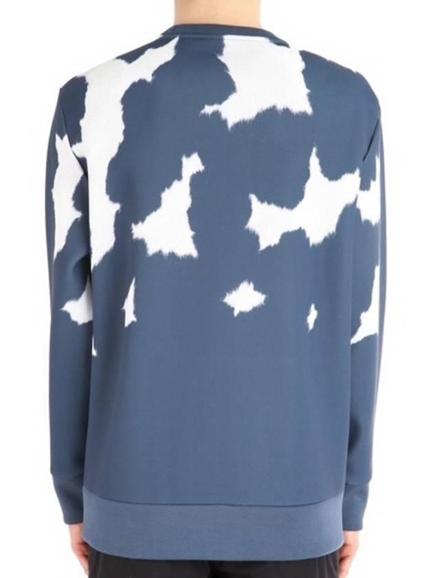 Mohair Neoprene Sweatshirt Blue PBJS60J A510S 1362 - NEIL BARRETT - BALAAN 4