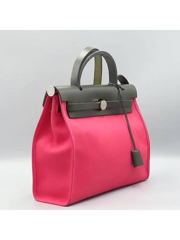 FABRIC 2 WAY BAG - HERMES - BALAAN 3