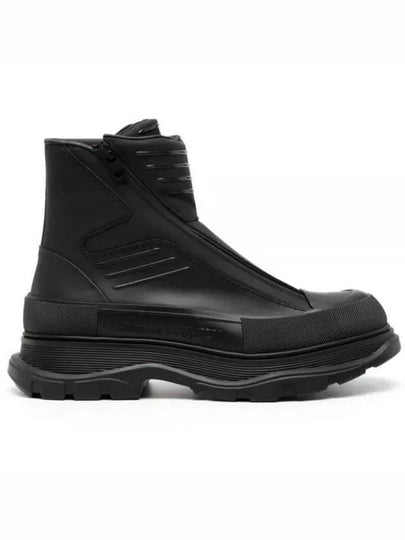 Tread Slick Moto Ankle Boots Black - ALEXANDER MCQUEEN - BALAAN 2