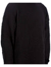 Logo Jacquard Cotton Knit Top Black - BALENCIAGA - BALAAN 7