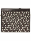 Cotton Small Clutch Bag Brown - MAX MARA - BALAAN 5