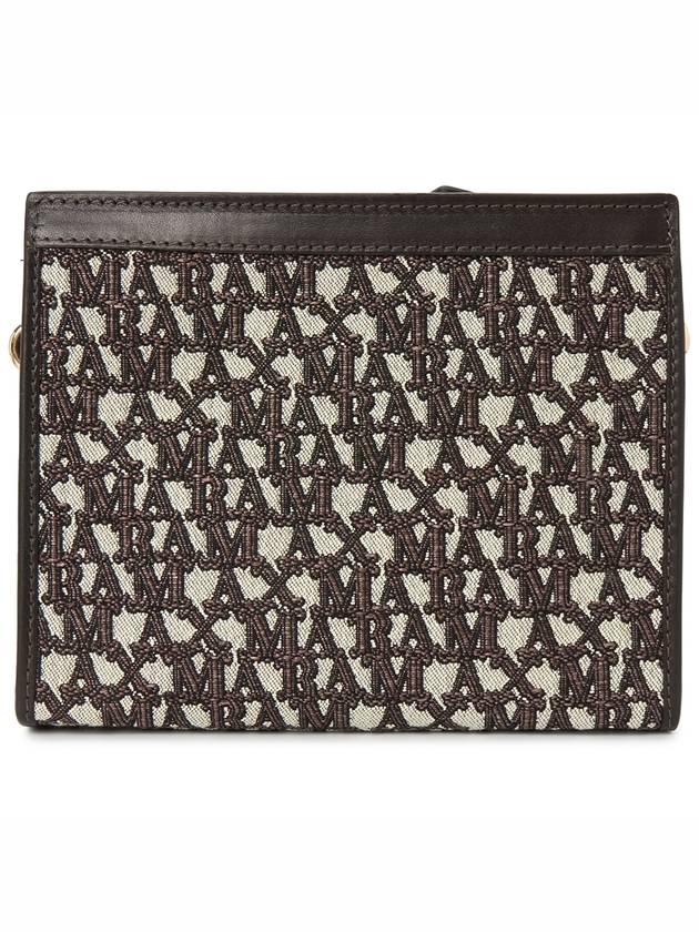 Cotton Small Clutch Bag Brown - MAX MARA - BALAAN 5