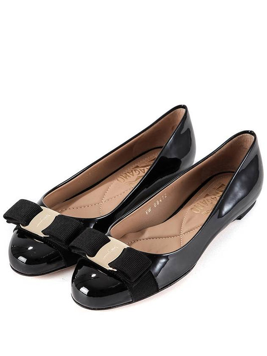 Varina Bellet Flats Black - SALVATORE FERRAGAMO - BALAAN 2