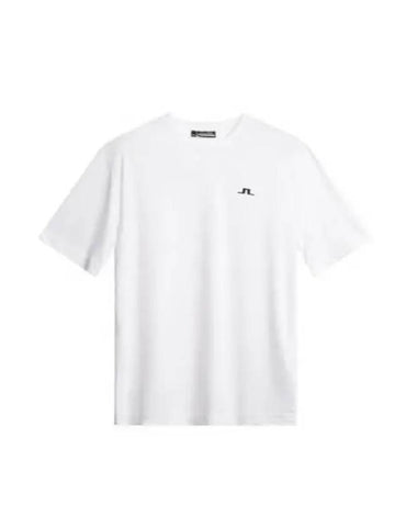 Ade Regular Fit Short Sleeve T-Shirt White - J.LINDEBERG - BALAAN 1